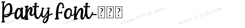 Party Font字体转换